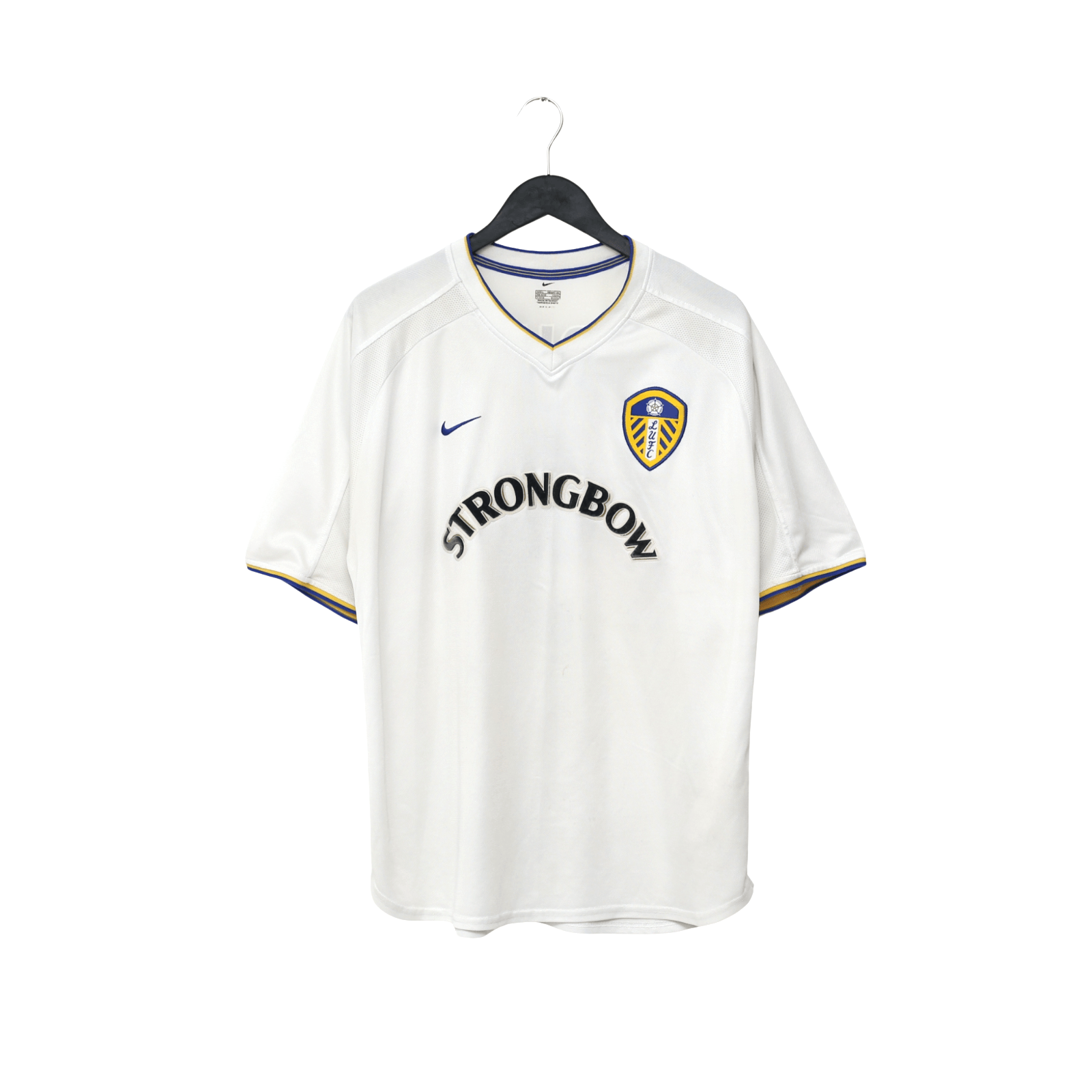 2000/02 Viduka #9 Leeds United Vintage Nike Home Football Shirt (L)