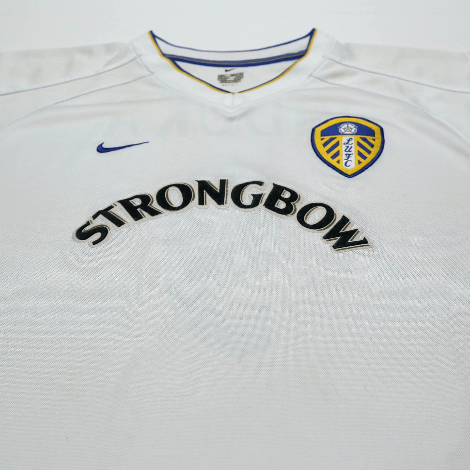 2000/02 Viduka #9 Leeds United Vintage Nike Home Football Shirt (L)