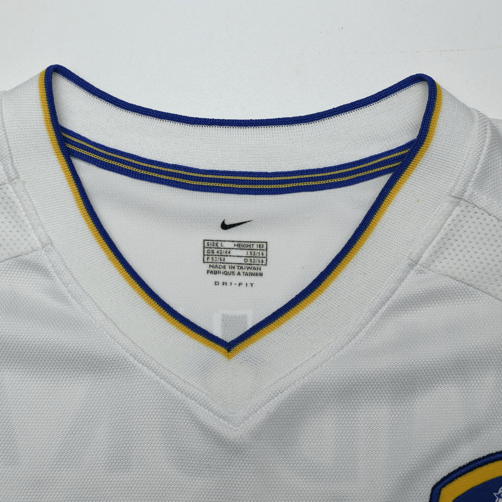 2000/02 Viduka #9 Leeds United Vintage Nike Home Football Shirt (L)