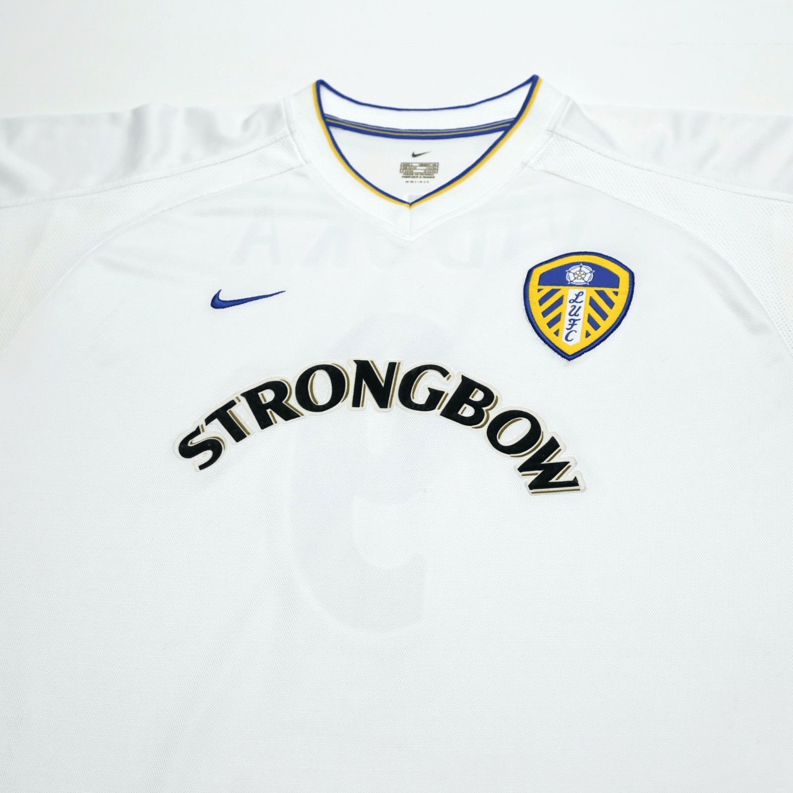2000/02 Viduka #9 Leeds United Vintage Nike Home Football Shirt (L)