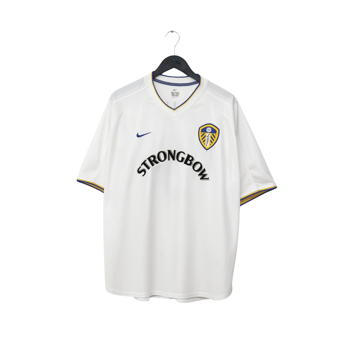 2000/02 Viduka #9 Leeds United Vintage Nike Home Football Shirt (L)