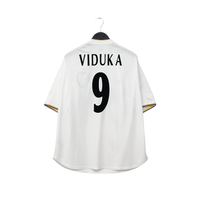 2000/02 Viduka #9 Leeds United Vintage Nike Home Football Shirt (L)