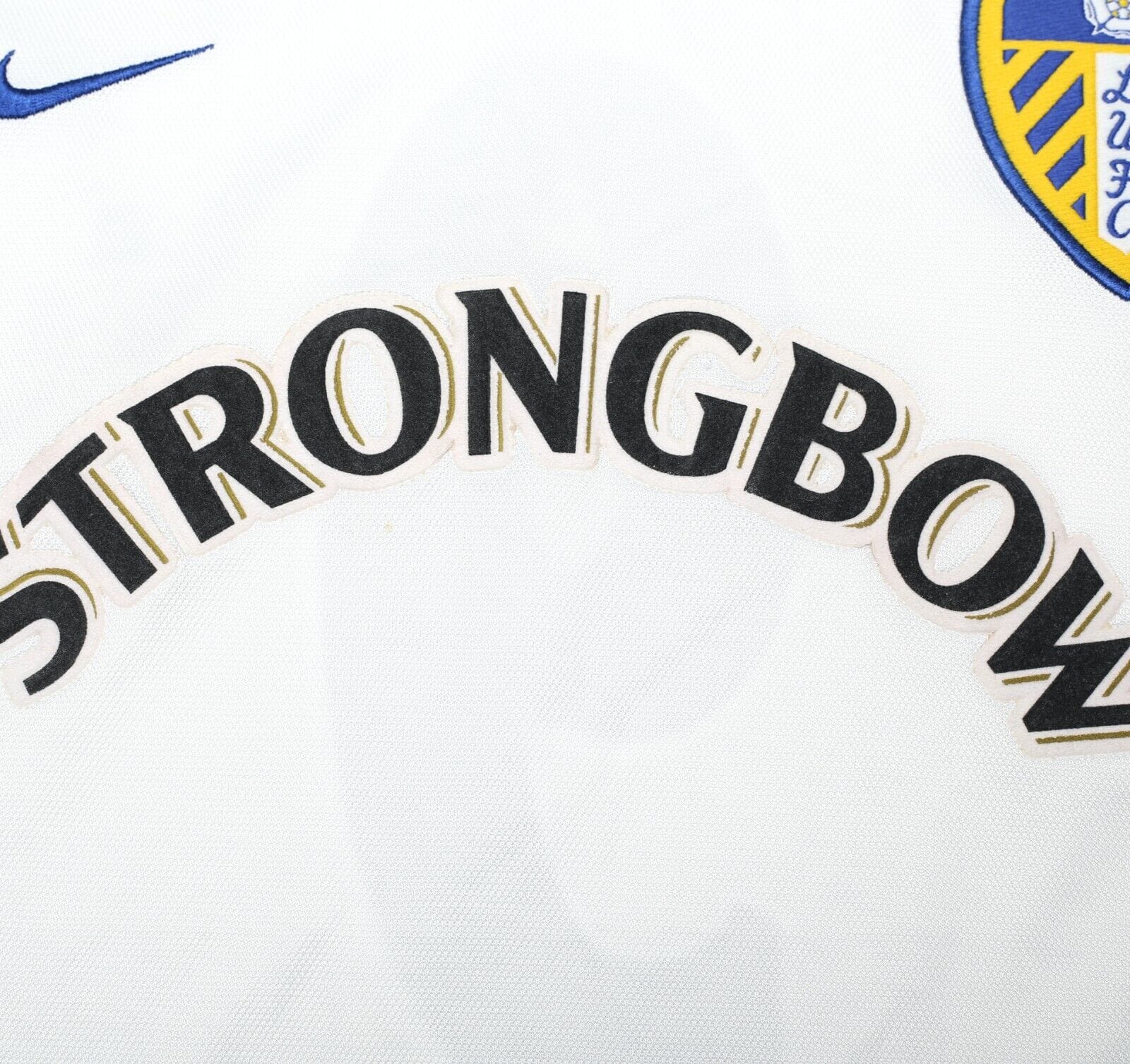 2000/02 VIDUKA #9 Leeds United Vintage Nike Home Football Shirt (L)