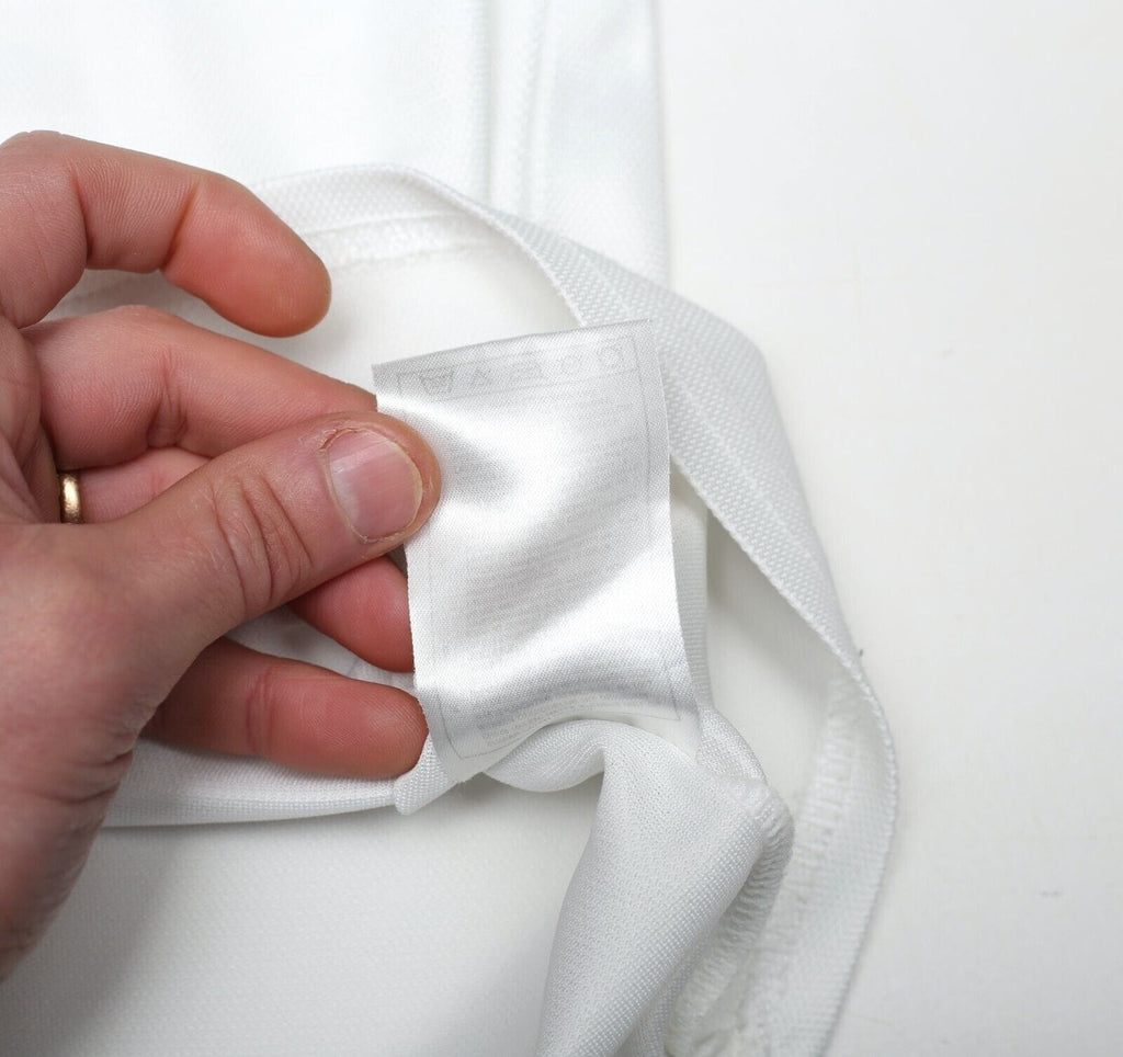 2000/02 VIDUKA #9 Leeds United Vintage Nike Home Football Shirt (L)