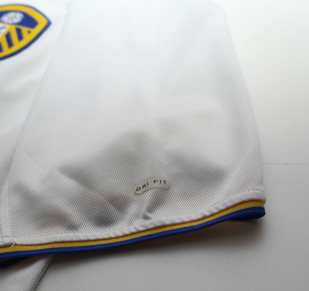2000/02 VIDUKA #9 Leeds United Vintage Nike Home UCL Football Shirt Jersey (M)