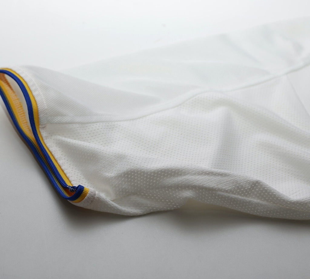 2000/02 VIDUKA #9 Leeds United Vintage Nike Home UCL Football Shirt Jersey (S/M)