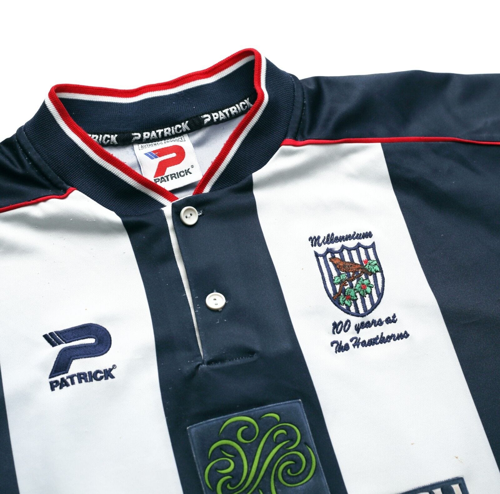 2000/02 WEST BROM Vintage Patrick Home Football Shirt Jersey (XL) WBA