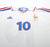 2000/02 ZIDANE #10 France Vintage adidas Away Football Shirt (XL)