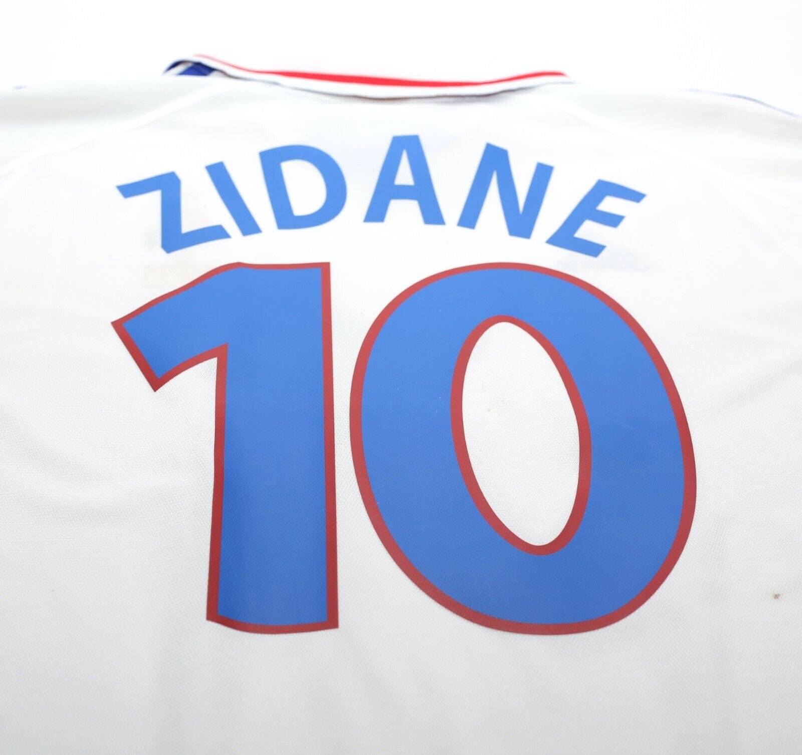 2000/02 ZIDANE #10 France Vintage adidas Away Football Shirt (XL)