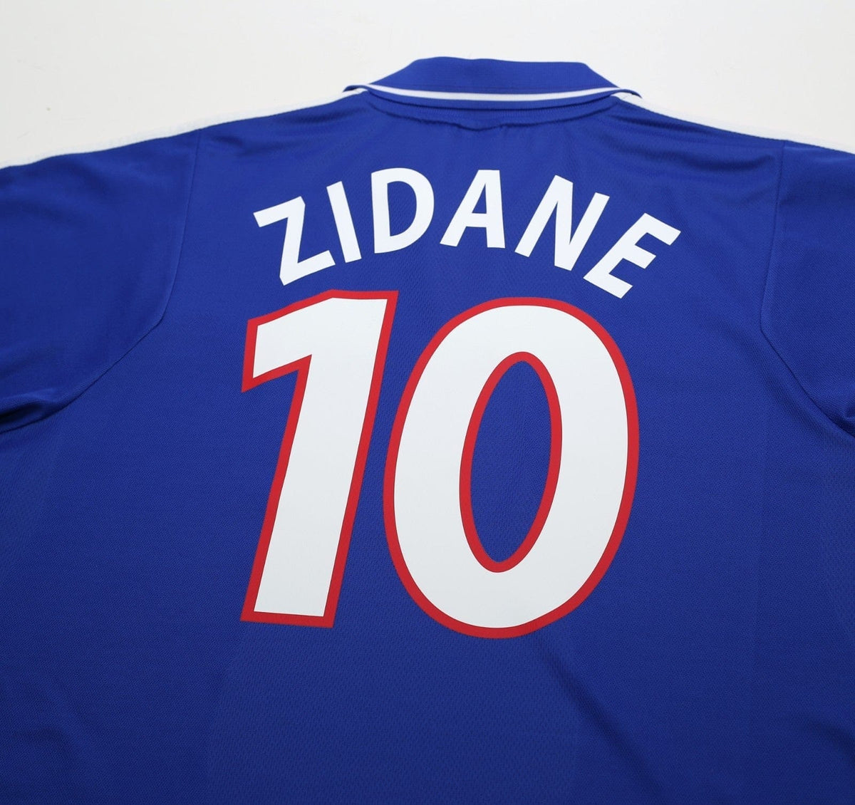 2000/02 ZIDANE #10 France Vintage adidas Home Football Shirt (L) Euro 2000