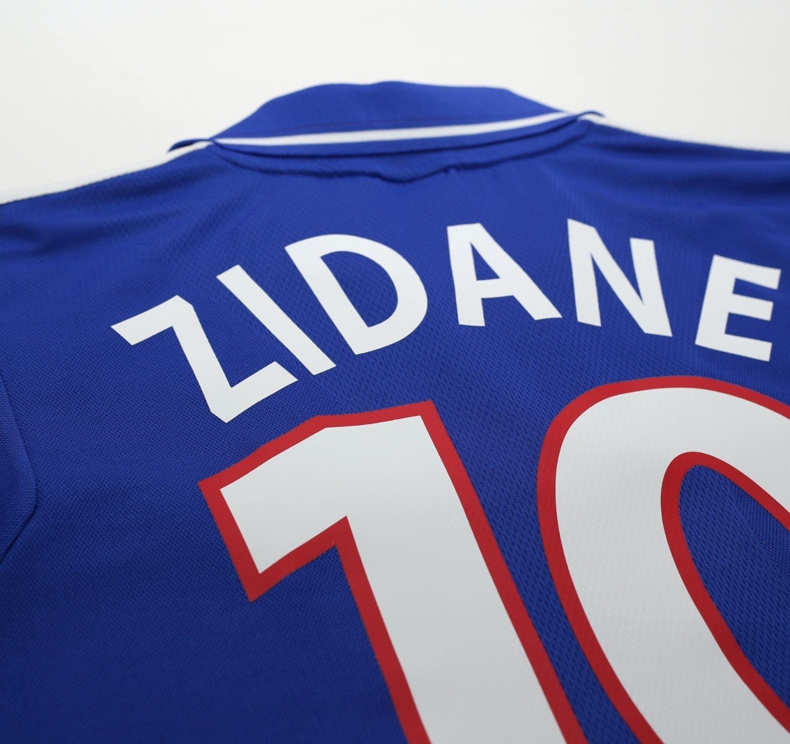2000/02 ZIDANE #10 France Vintage adidas Home Football Shirt (L) Euro 2000