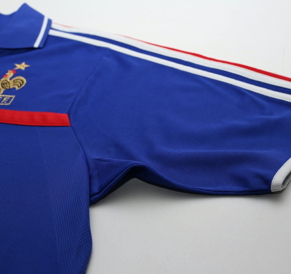 2000/02 ZIDANE #10 France Vintage adidas Home Football Shirt (L) Euro 2000