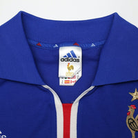 2000/02 Zidane #10 France Vintage adidas Home Football Shirt (L) Euro 2000