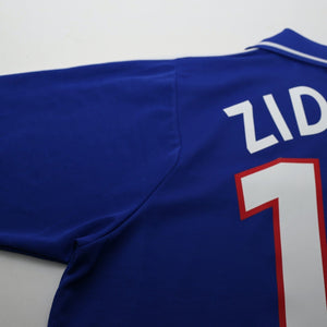 2000/02 Zidane #10 France Vintage adidas Home Football Shirt (L) Euro 2000