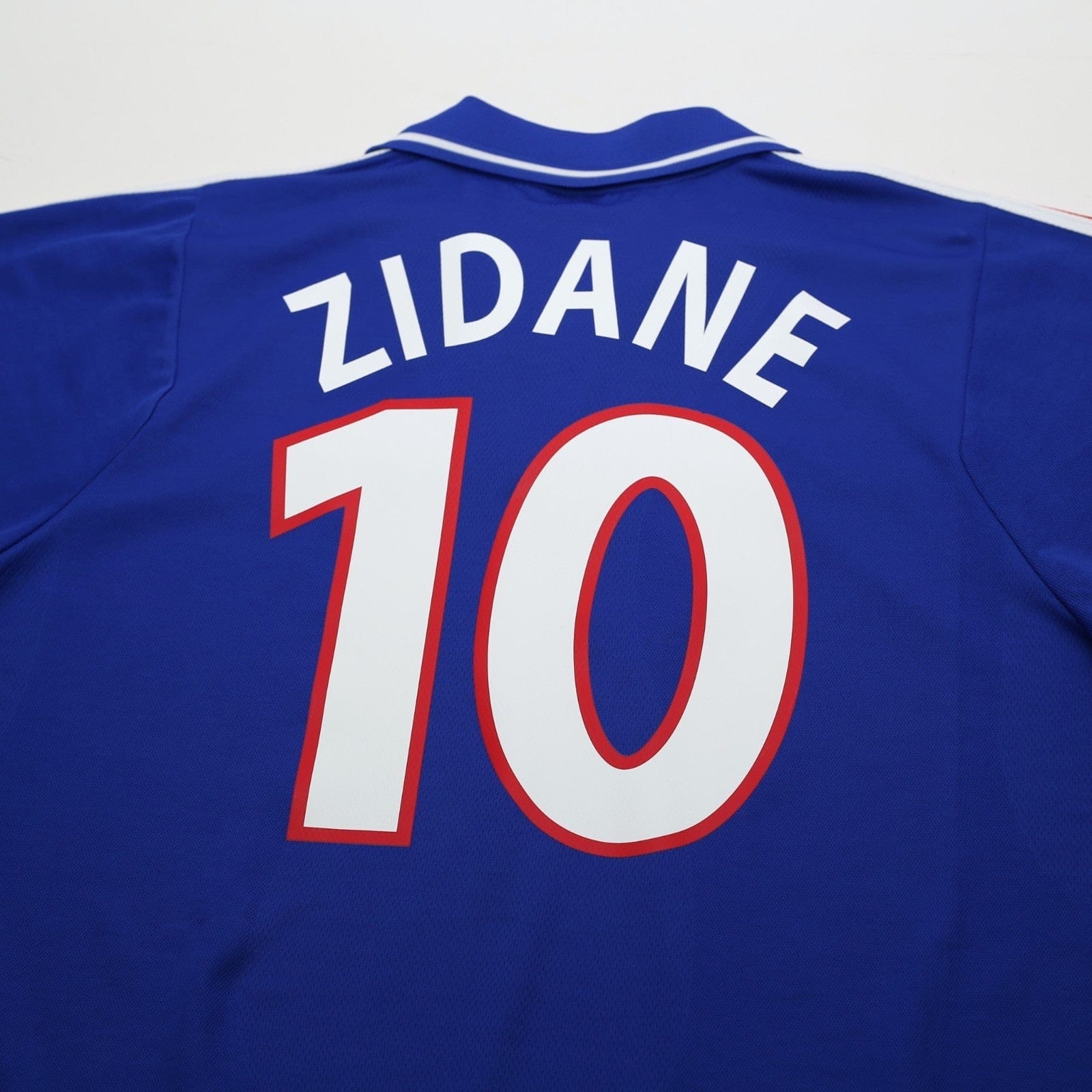2000/02 Zidane #10 France Vintage adidas Home Football Shirt (L) Euro 2000