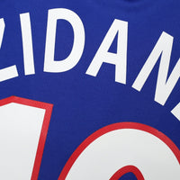 2000/02 Zidane #10 France Vintage adidas Home Football Shirt (L) Euro 2000