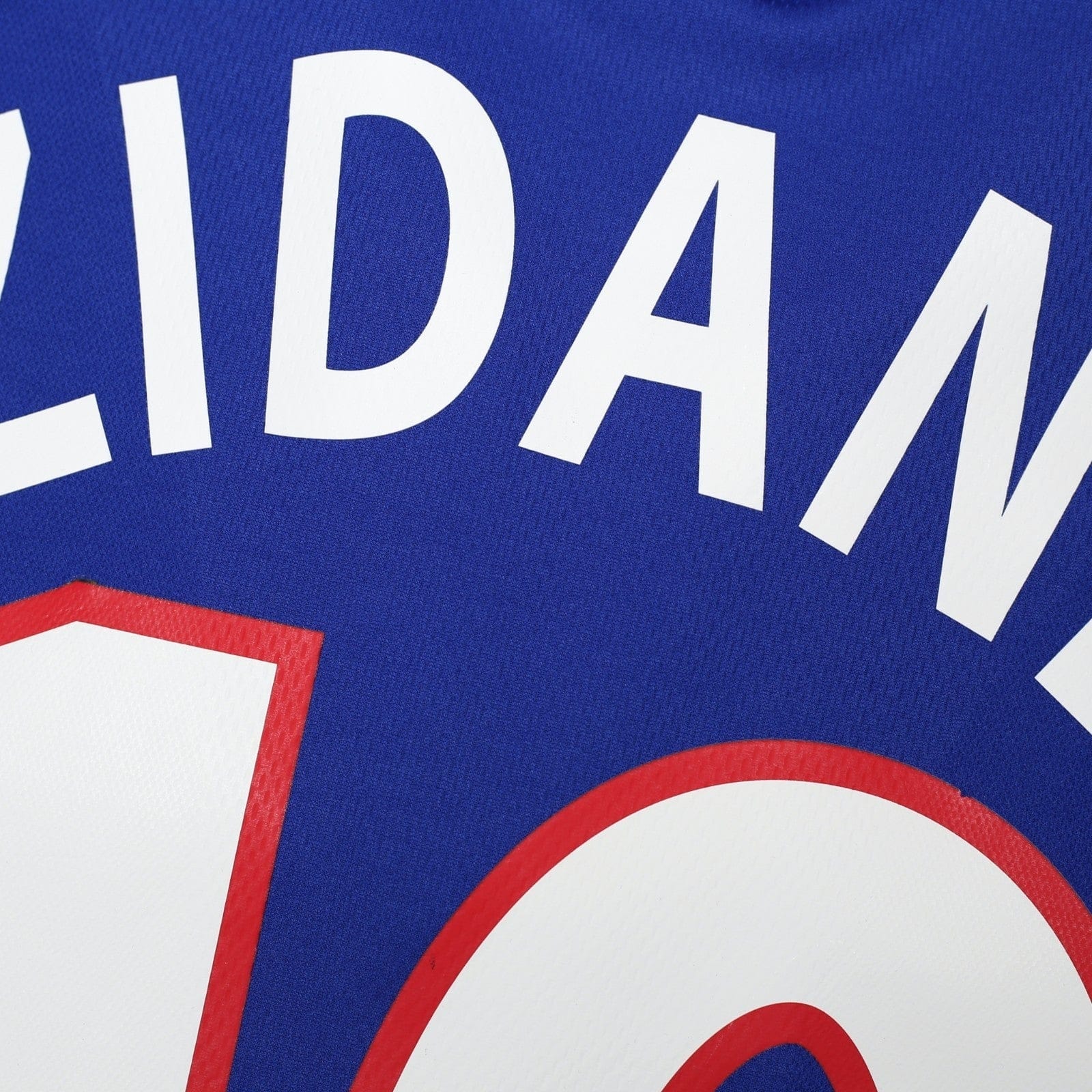 2000/02 Zidane #10 France Vintage adidas Home Football Shirt (L) Euro 2000