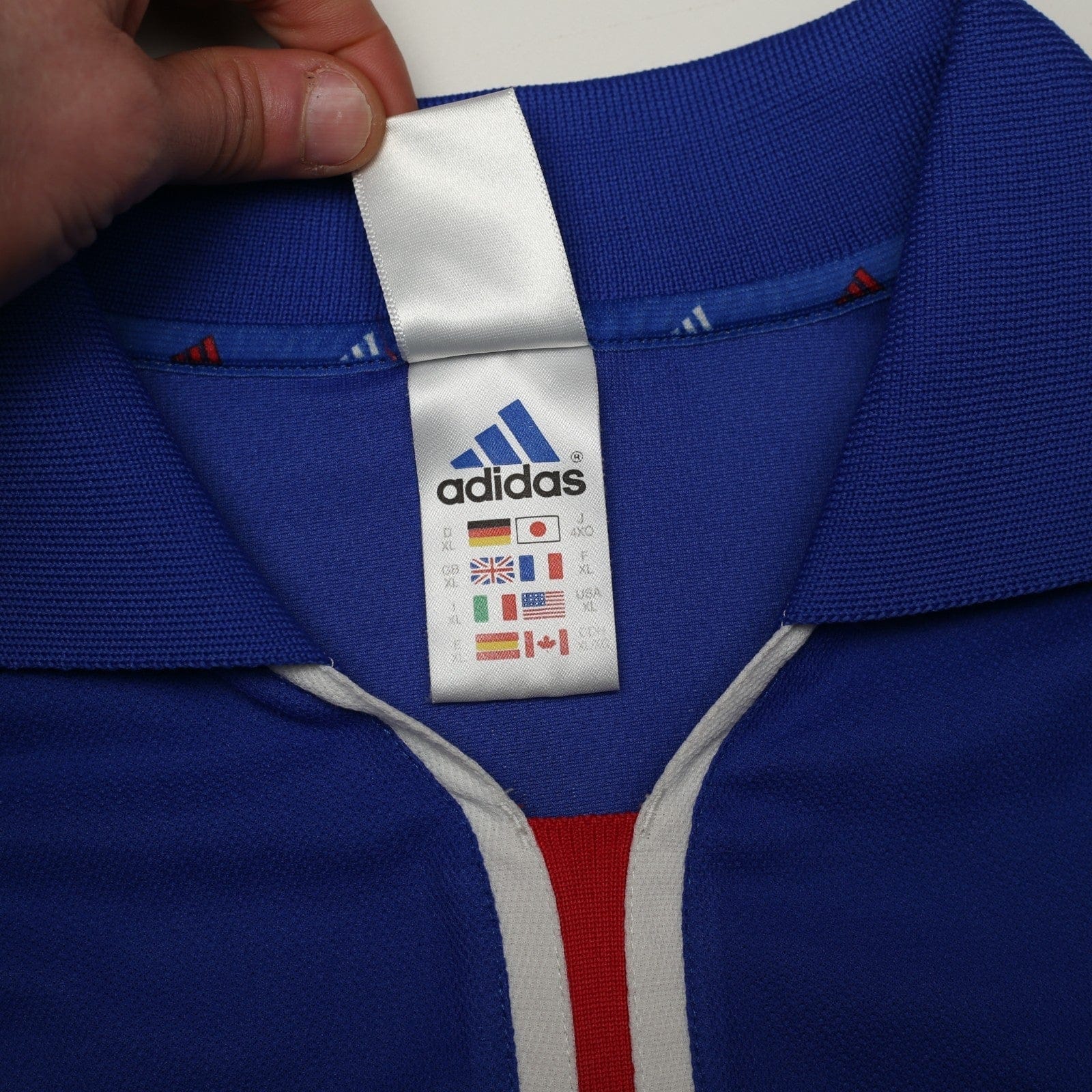 2000/02 Zidane #10 France Vintage adidas Home Football Shirt (XL) Euro 2000