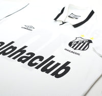 2000 #10 SANTOS Vintage Umbro Home Football Shirt Jersey (S/M)