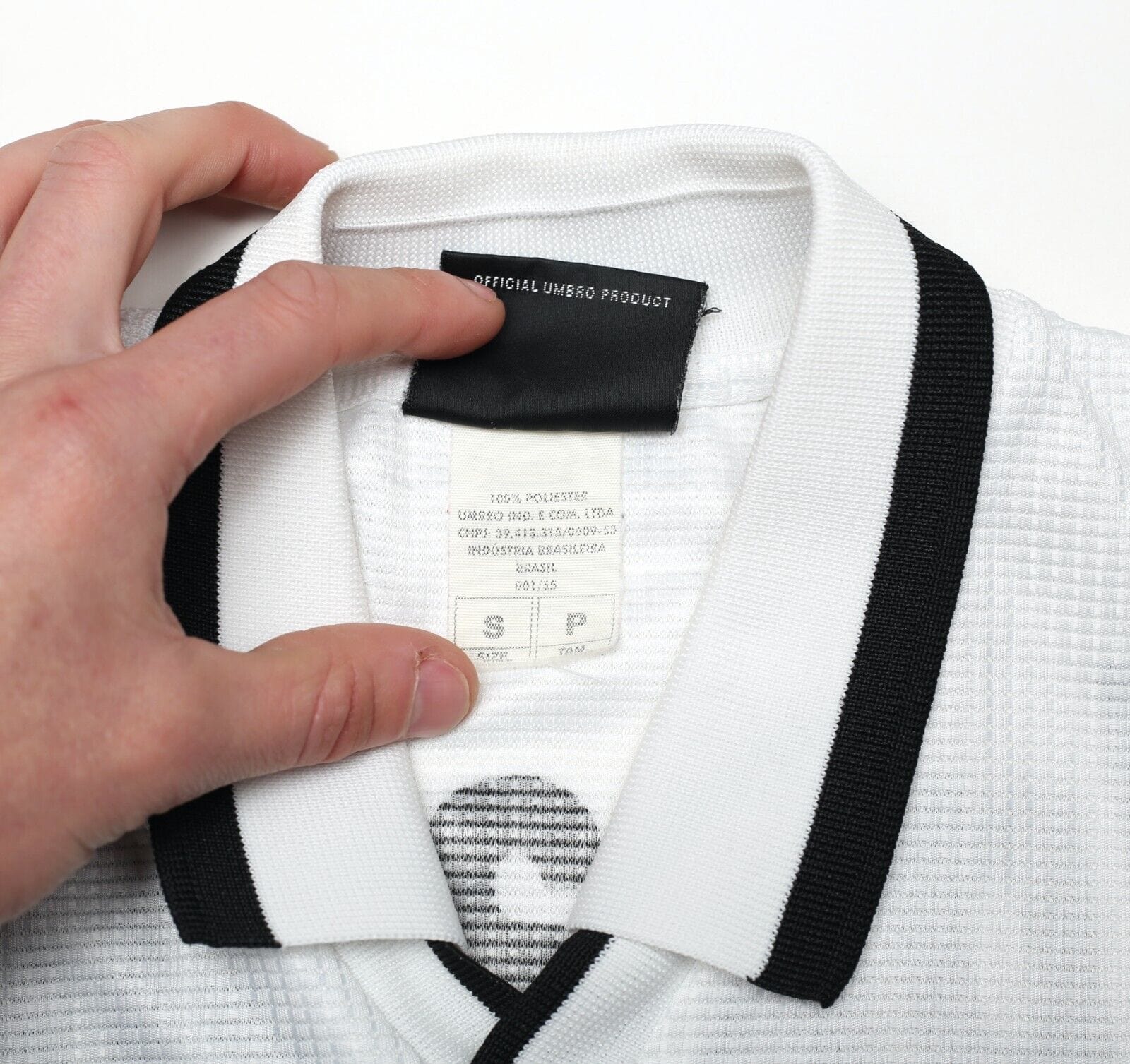 2000 #10 SANTOS Vintage Umbro Home Football Shirt Jersey (S/M)