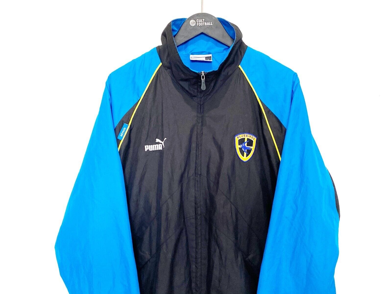 2000 s CARDIFF CITY Vintage PUMA Football Tack Top Jacket L Football Shirt Collective