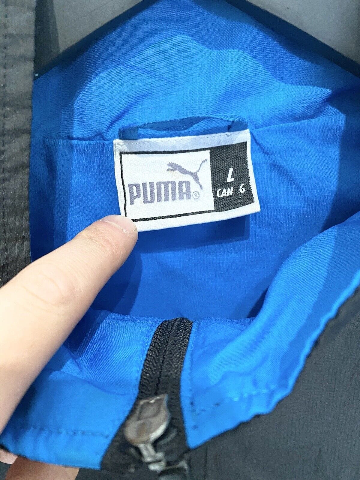 2000's CARDIFF CITY Vintage PUMA Football Tack Top Jacket (L)