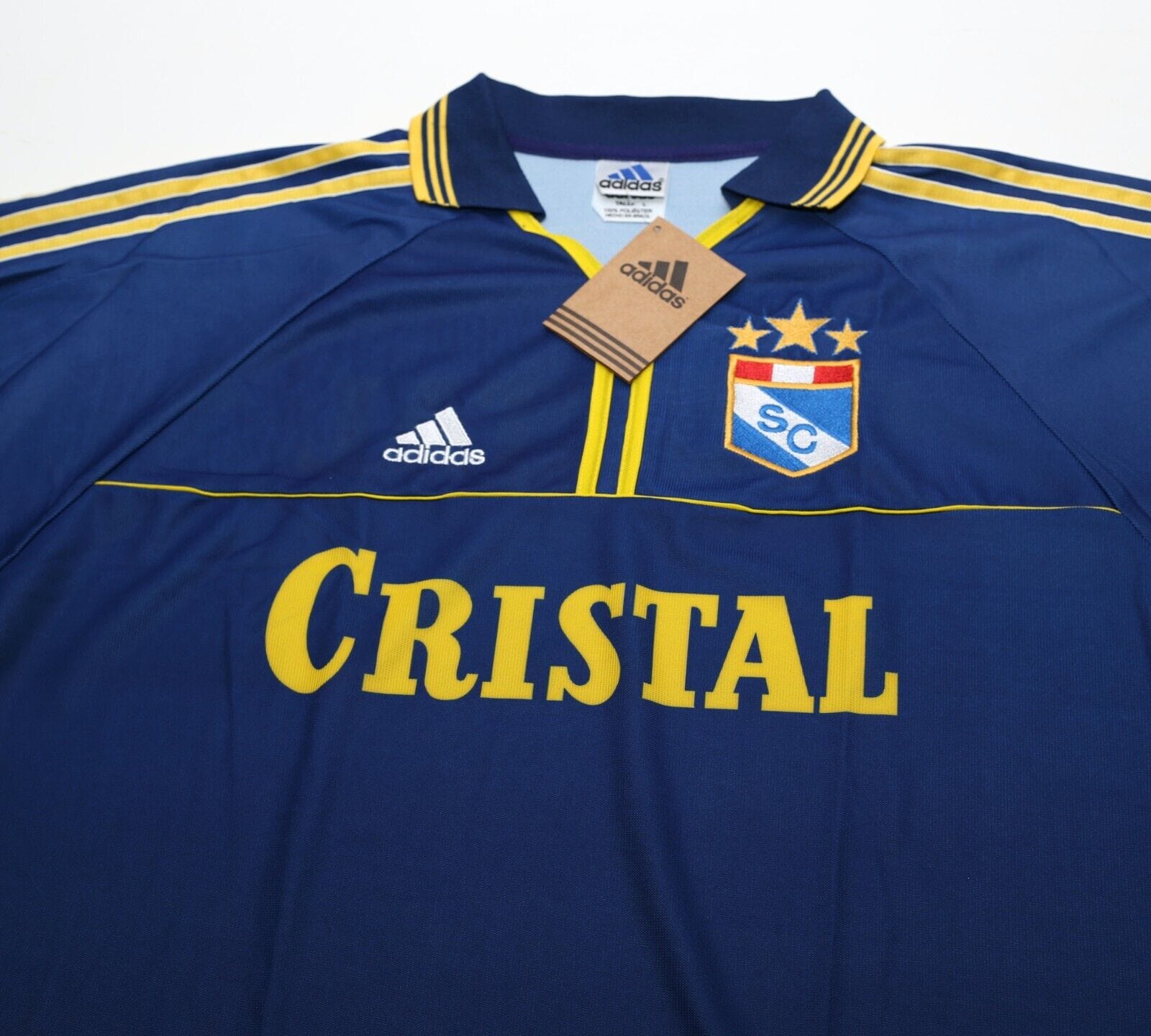 2000 SPORTING CRISTAL Vintage adidas Long Sleeve Third Football Shirt (XL) BNWT