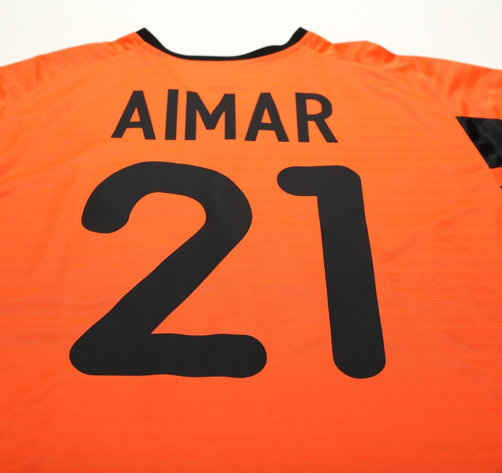 2001/02 AIMAR #21 Valencia Vintage Nike Away Football Shirt Jersey (L)