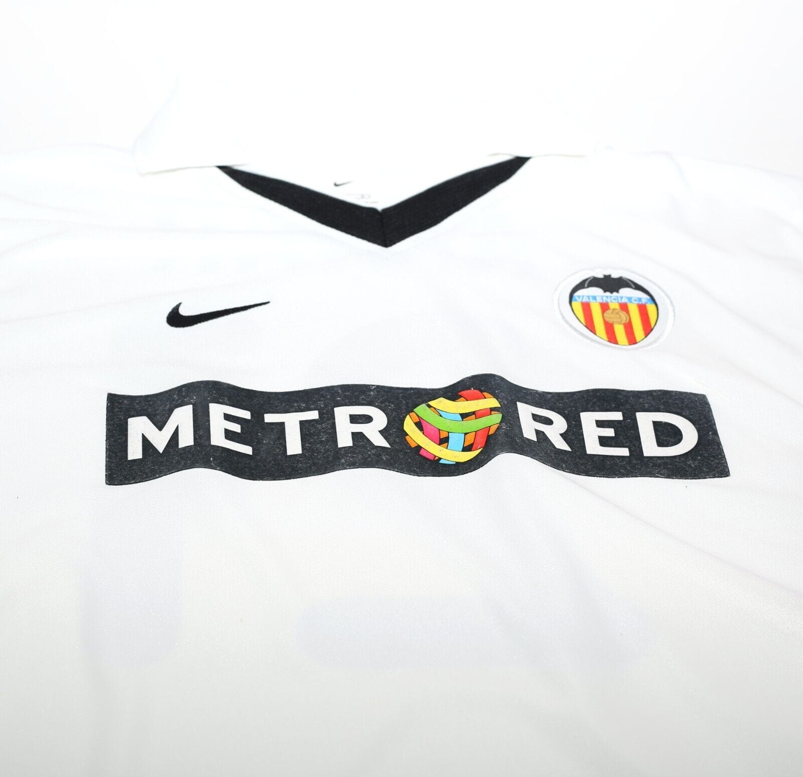 2001/02 AIMAR #21 Valencia Vintage Nike Home Football Shirt Jersey (L)