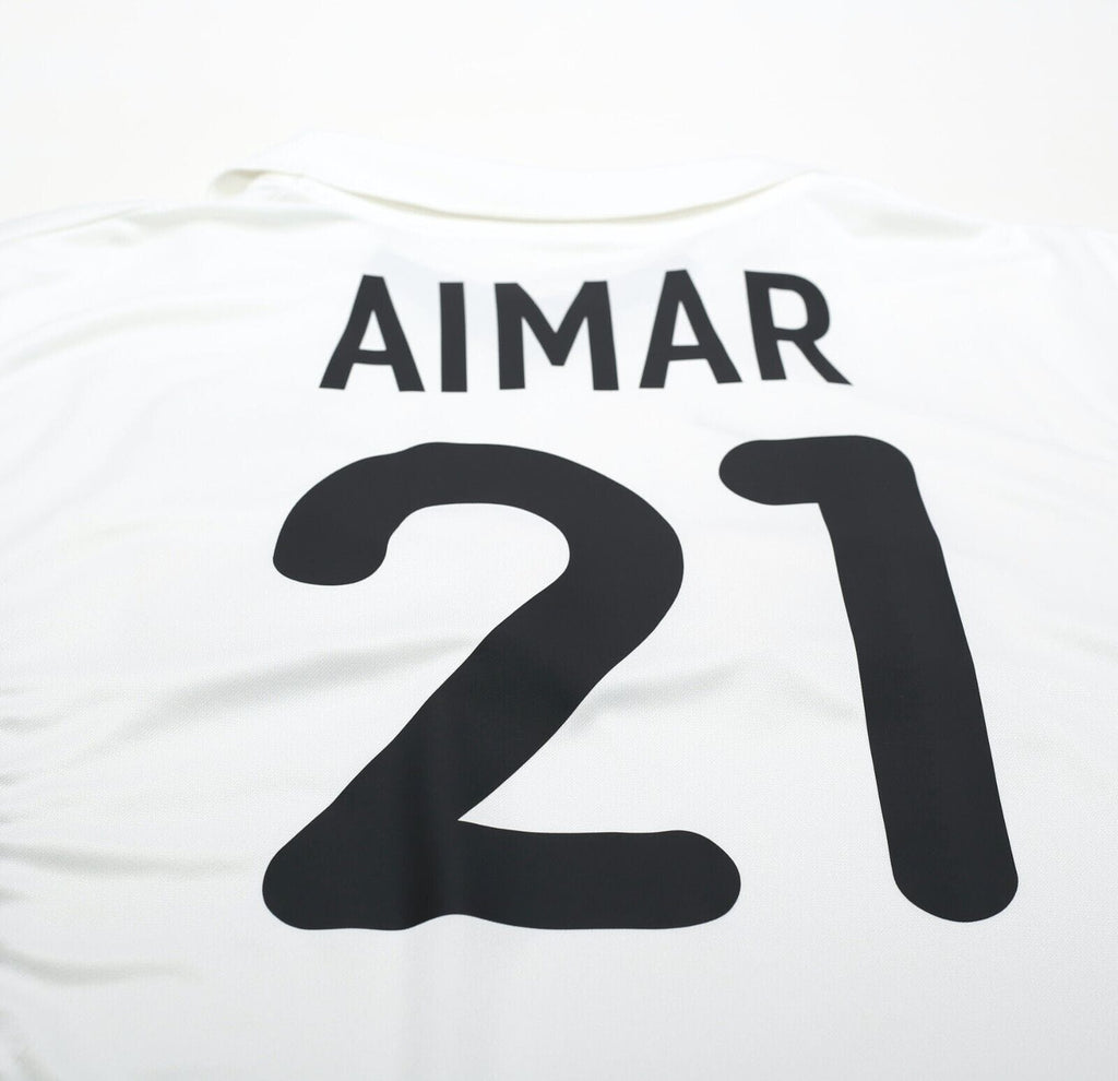 2001/02 AIMAR #21 Valencia Vintage Nike Home Football Shirt Jersey (L)