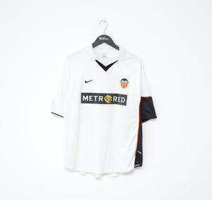 2001/02 AIMAR #21 Valencia Vintage Nike Home Football Shirt Jersey (XL)