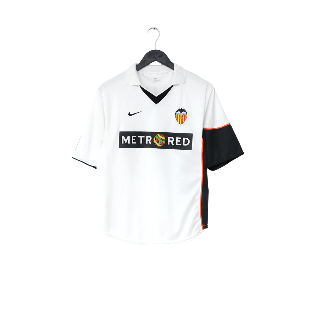 2001/02 AIMAR #21 Valencia Vintage Nike Home Football Shirt (S)