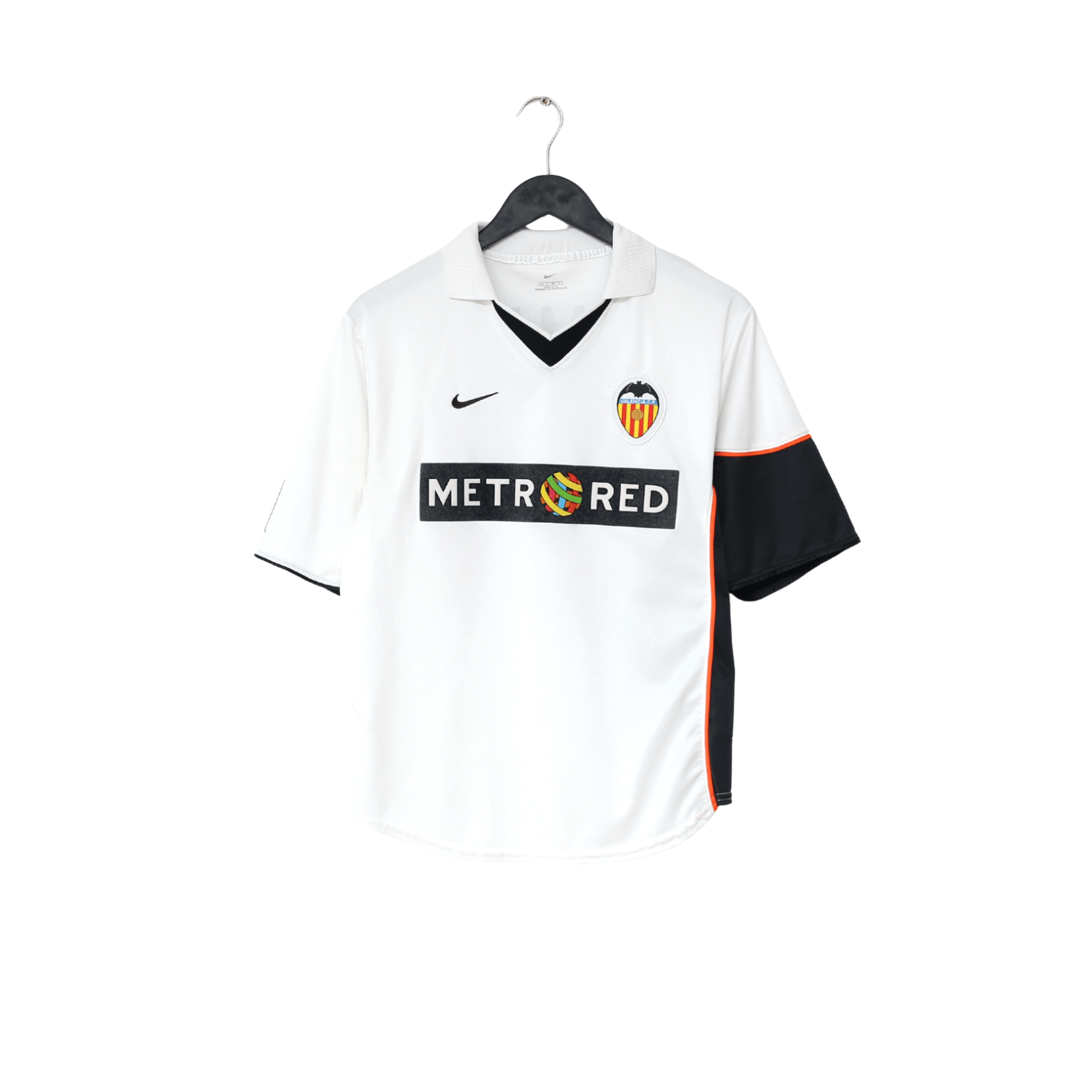 2001/02 AIMAR #21 Valencia Vintage Nike Home Football Shirt (S)