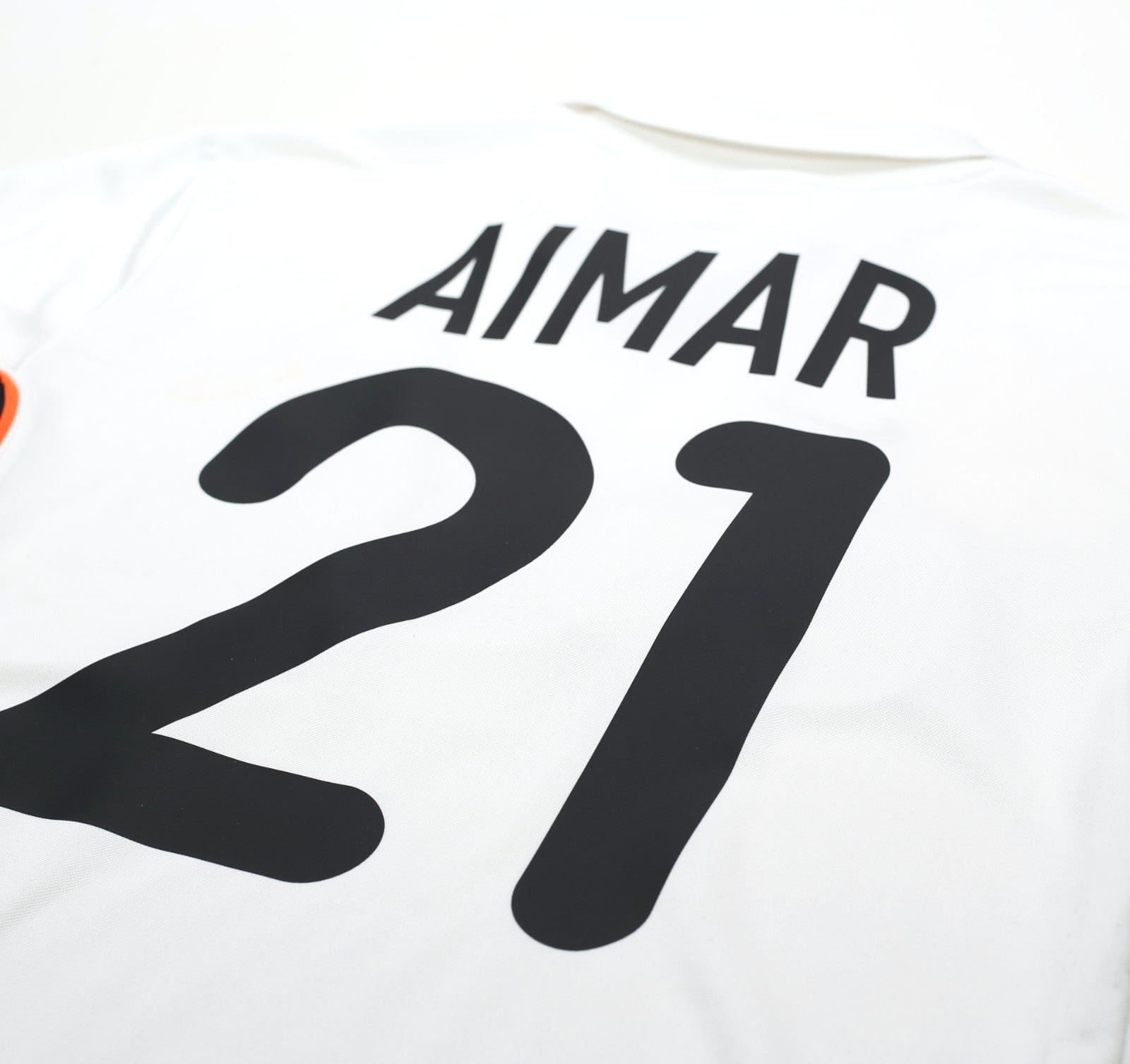 2001/02 AIMAR #21 Valencia Vintage Nike Home Football Shirt (S)