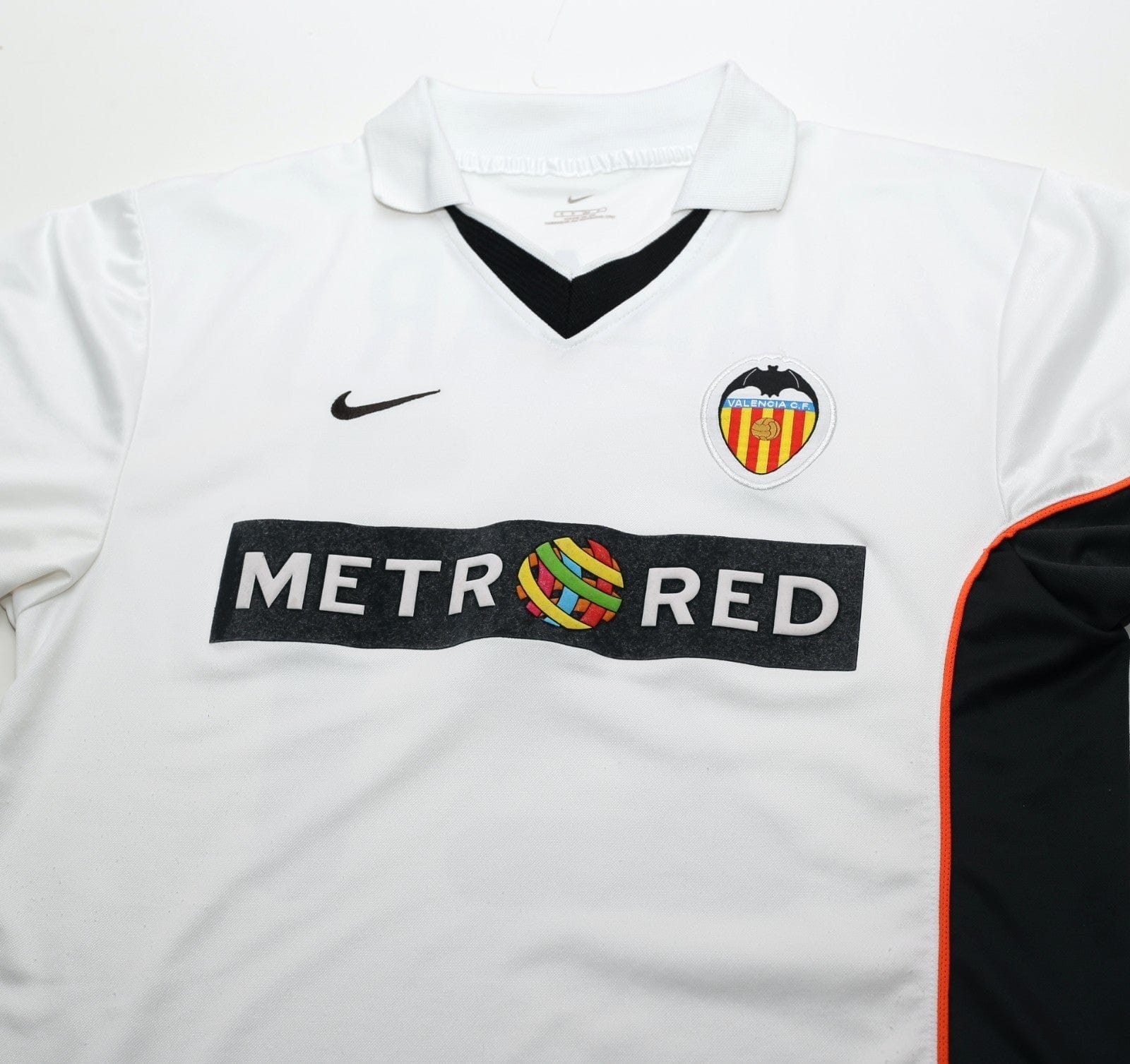 2001/02 AIMAR #21 Valencia Vintage Nike Home Football Shirt (S)