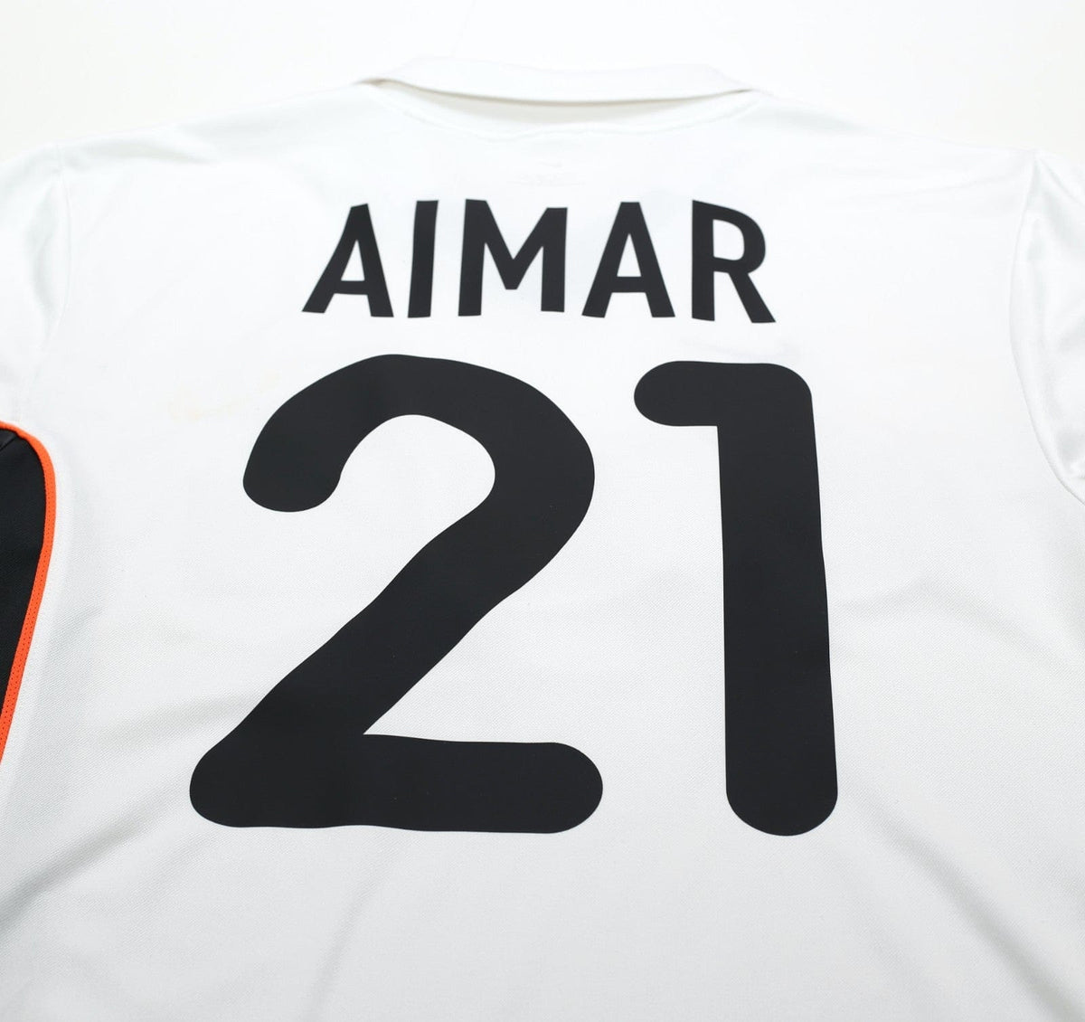 2001/02 AIMAR #21 Valencia Vintage Nike Home Football Shirt (S)