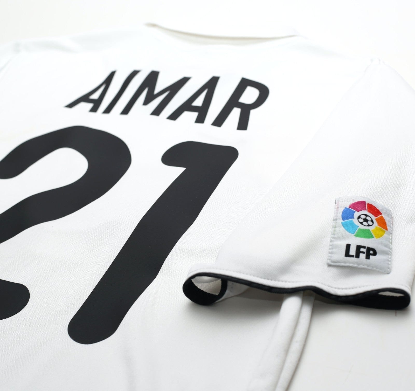 2001/02 AIMAR #21 Valencia Vintage Nike Home Football Shirt (S)