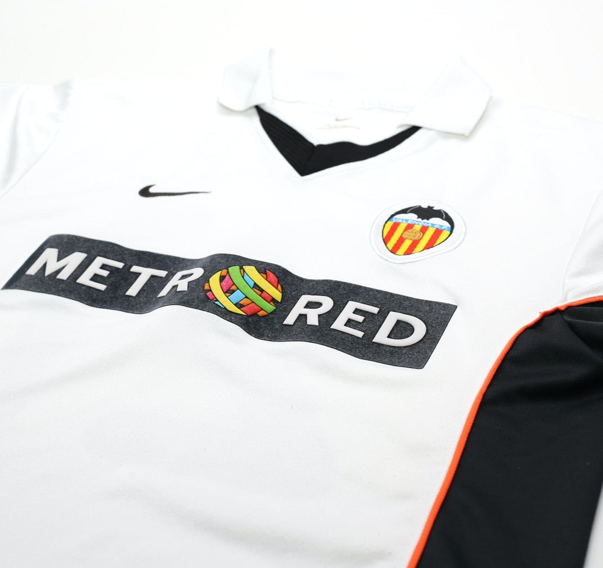 2001/02 AIMAR #21 Valencia Vintage Nike Home Football Shirt (S)