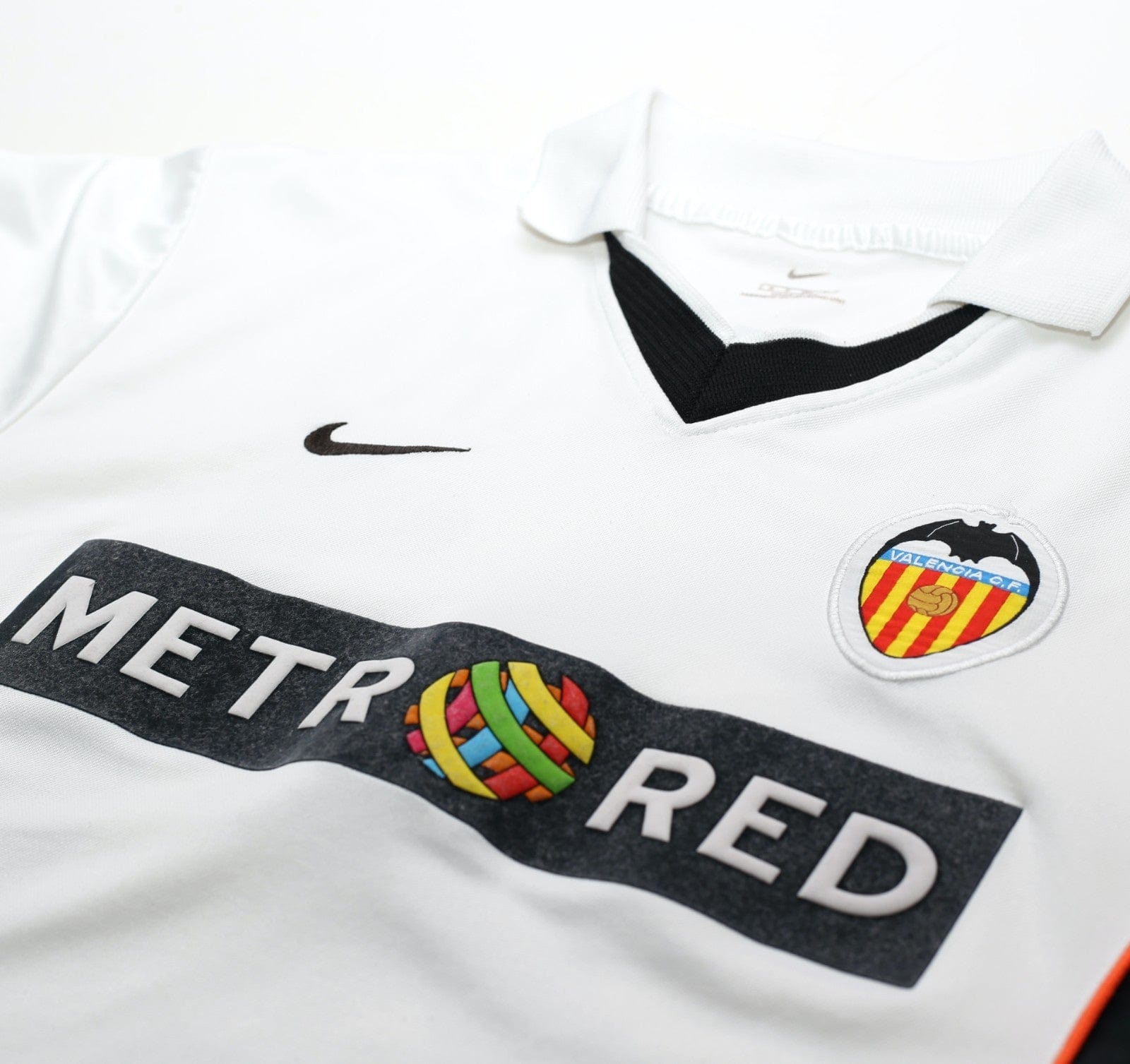 2001/02 AIMAR #21 Valencia Vintage Nike Home Football Shirt (S)