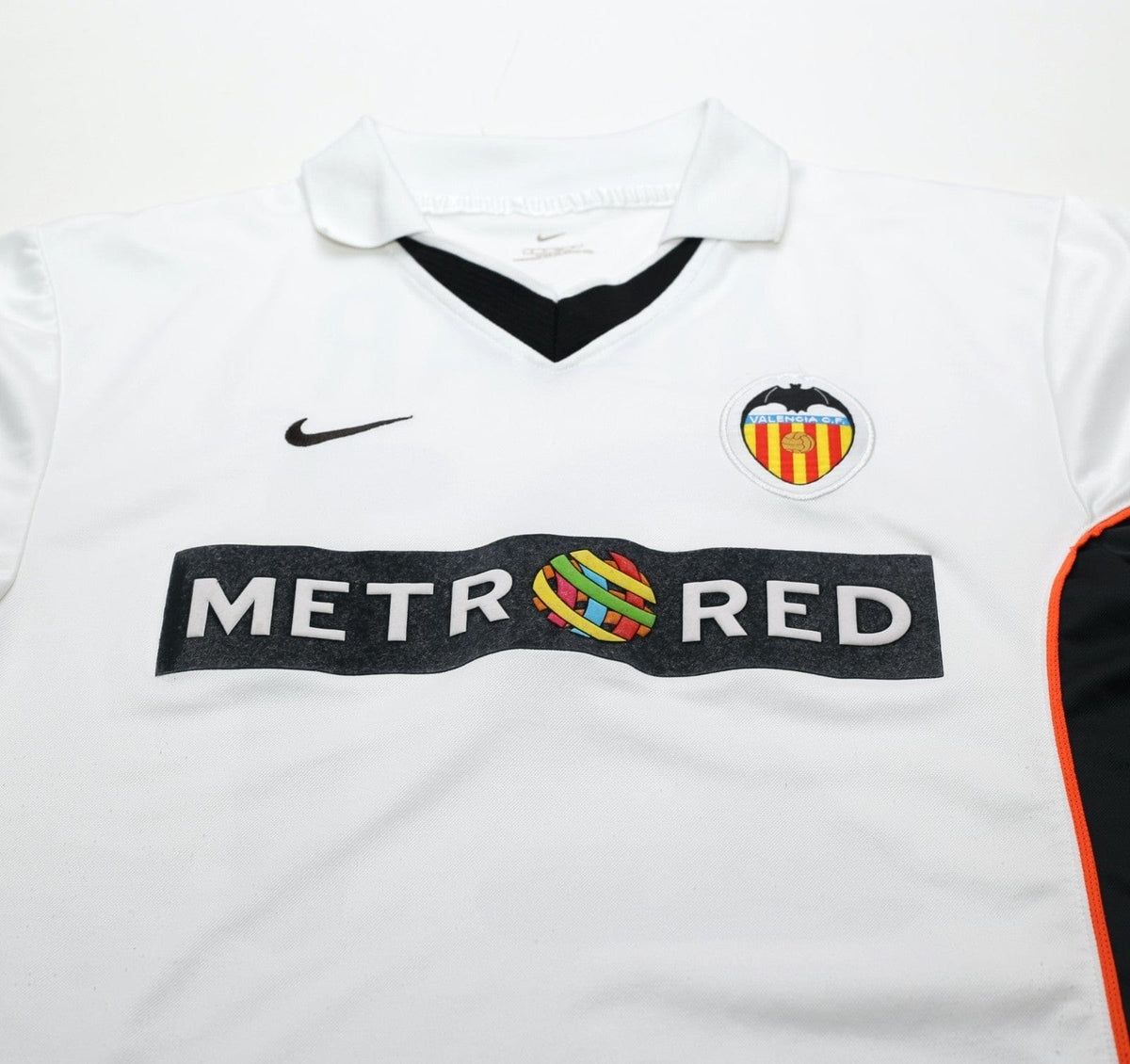 2001/02 AIMAR #21 Valencia Vintage Nike Home Football Shirt (S)