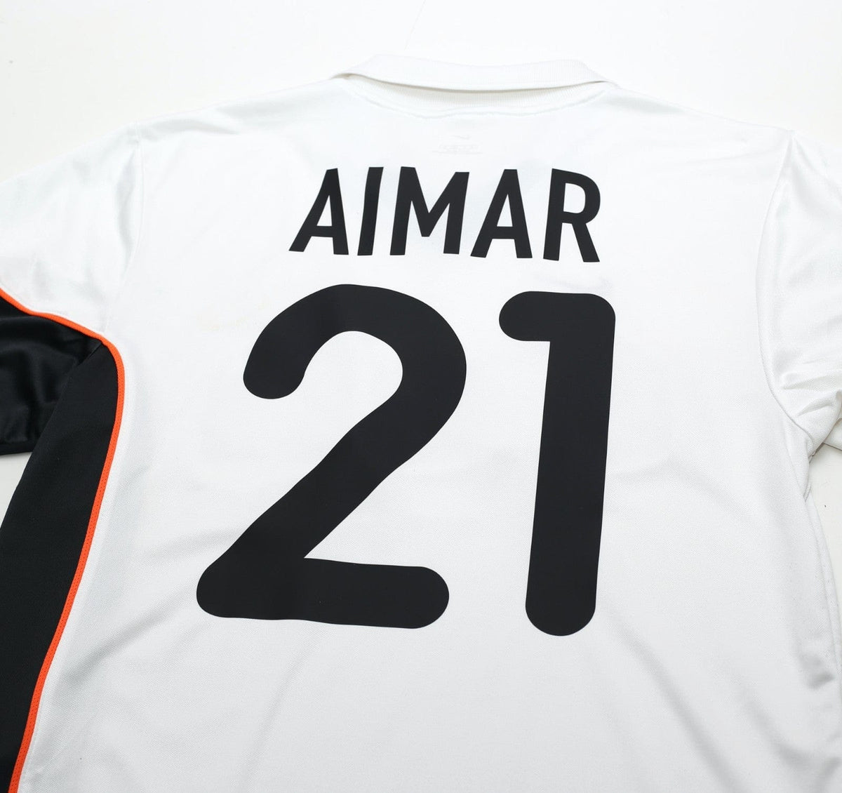 2001/02 AIMAR #21 Valencia Vintage Nike Home Football Shirt (S)
