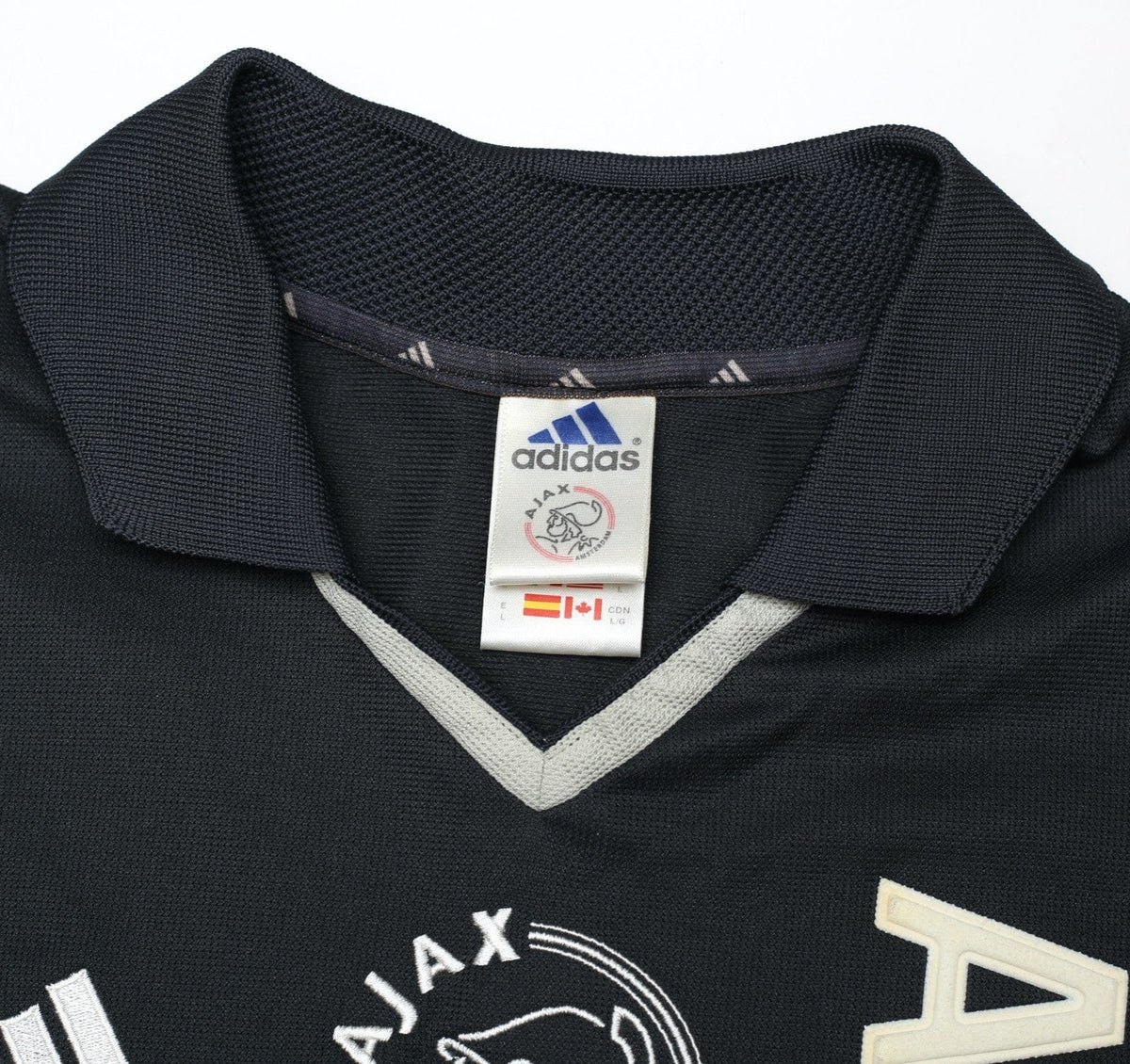 2001/02 AJAX Vintage adidas Away Football Shirt (L)