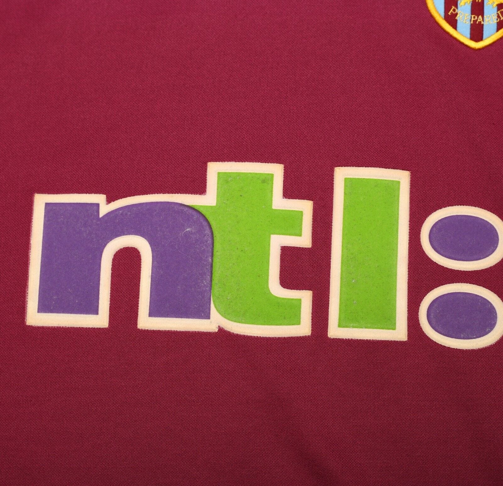 2001/02 ANGEL #8 Aston Villa Vintage Diadora Football Shirt Jersey (S/M) 34/36