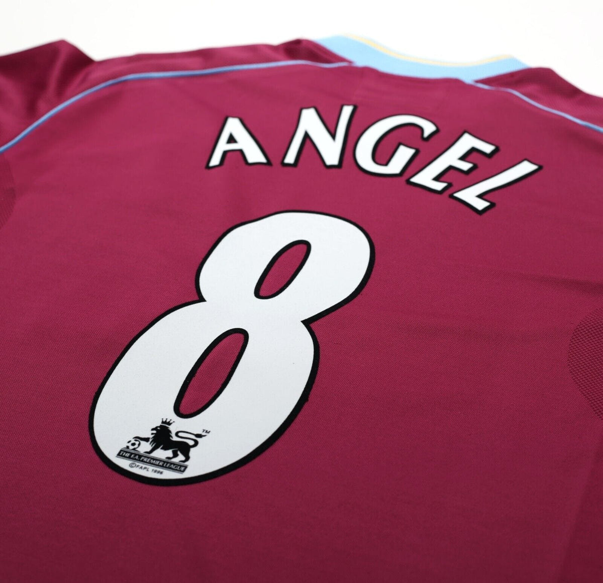 2001/02 ANGEL #8 Aston Villa Vintage Diadora Football Shirt Jersey (S/M) 34/36