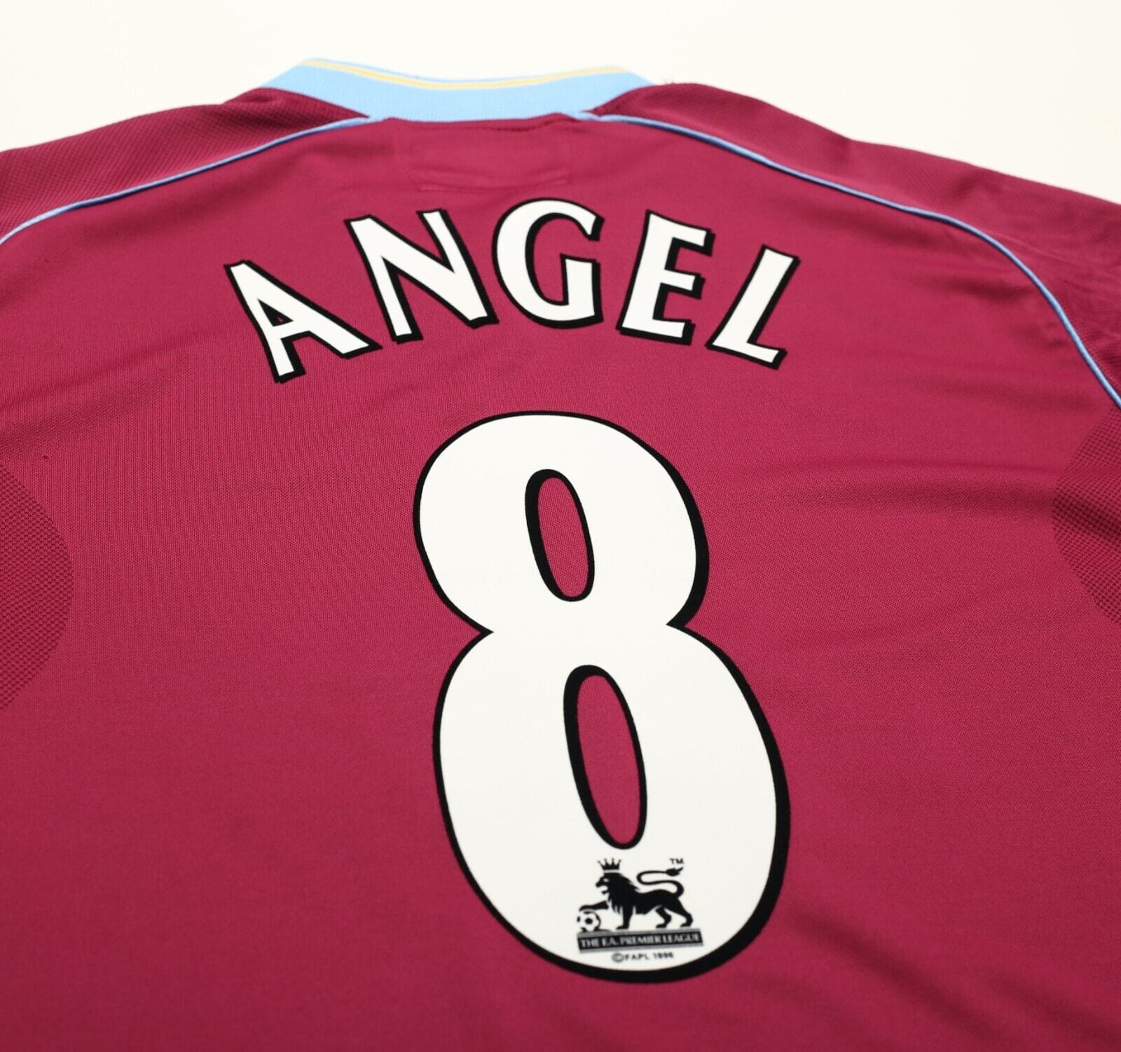 2001/02 ANGEL #8 Aston Villa Vintage Diadora Football Shirt Jersey (S/M)