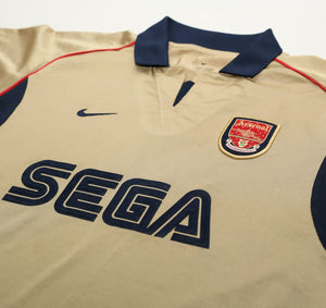 2001/02 ARSENAL Vintage Nike Away Football Shirt Jersey (L) SEGA