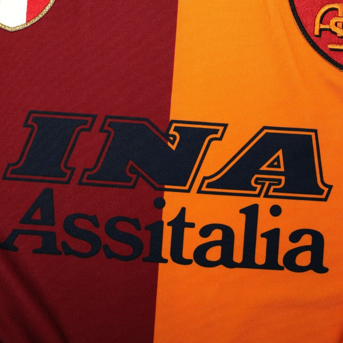 2001/02 AS Roma Vintage Kappa European Football Shirt (M)