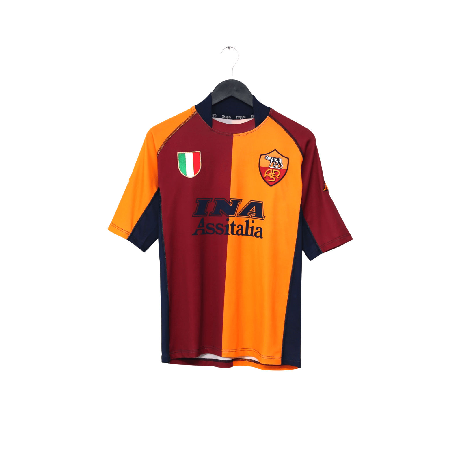 2001/02 AS Roma Vintage Kappa European Football Shirt (M)