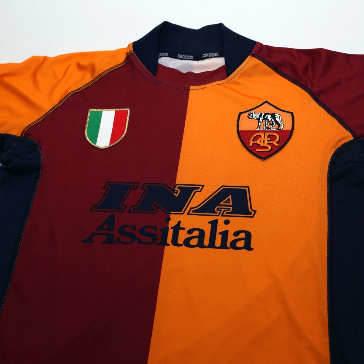 2001/02 AS Roma Vintage Kappa European Football Shirt (M)
