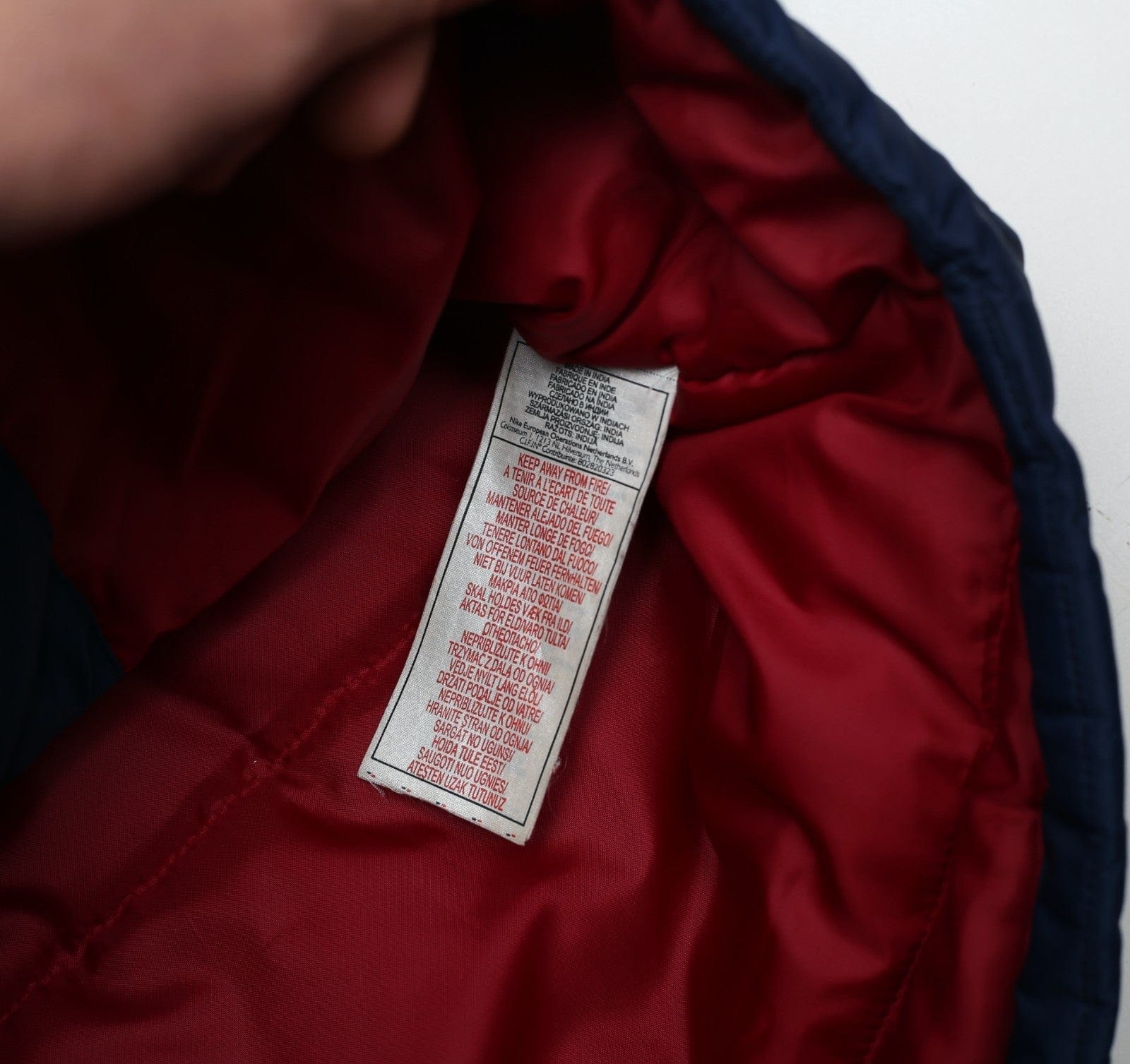 2001/02 BARCELONA Vintage Nike Football Hooded Bench Coat Jacket (M/L)